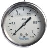 Bourdon 63 mm G 1/4 Pressure Gauge 1 bar Stainless Steel Case Back Entry Dial MIT3-F22.B15