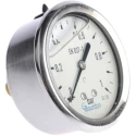 Bourdon 63 mm G 1/4 Pressure Gauge 1 bar Stainless Steel Case Back Entry Dial MIT3-F22.B15