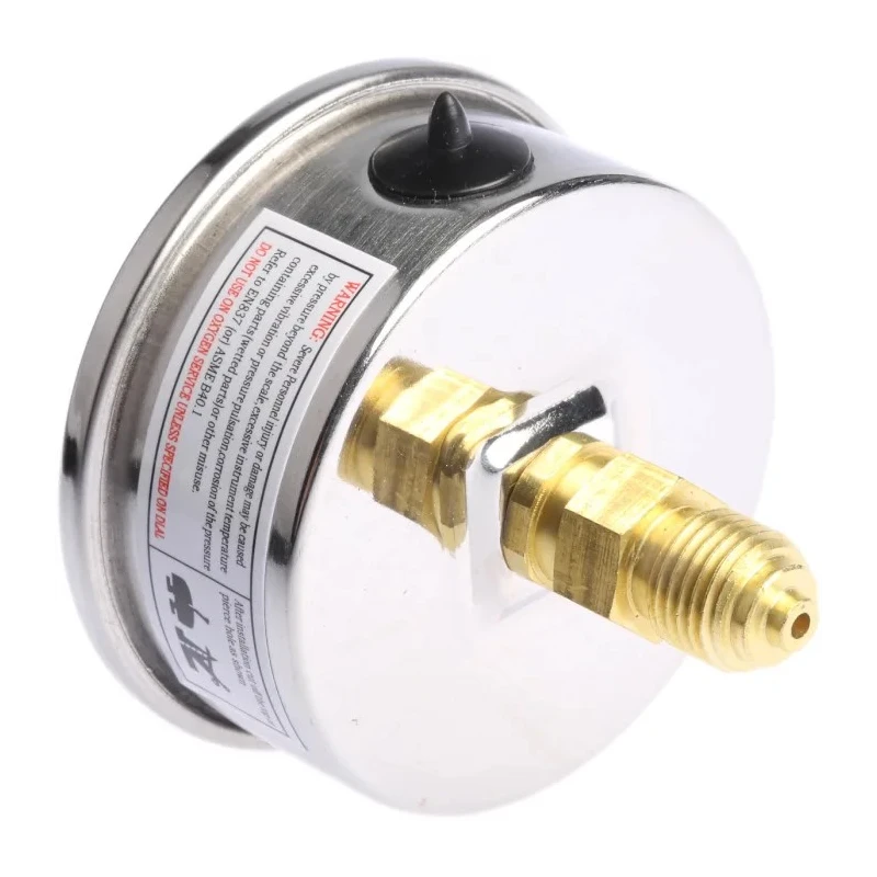 Bourdon 63 mm G 1/4 Pressure Gauge 1 bar Stainless Steel Case Back Entry Dial MIT3-F22.B15