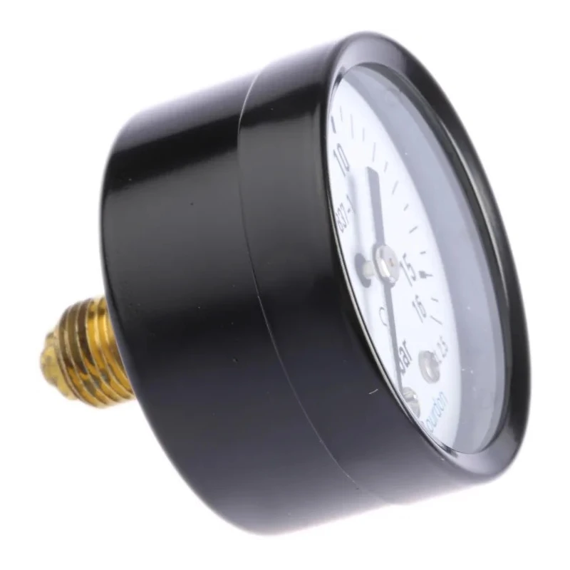 Bourdon Industrial Pressure Gauge 50 mm Dial, G 1/4 Connection, 16 bar, ±2.5% Accuracy MAT2-F20.B24