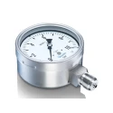 Bourdon 100 mm G 1/2 Bottom Pressure Gauge 1 bar MEX5-D30.B15