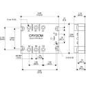 Crydom Relay Cover Transparent Polycarbonate for Solid-State Relays KS300