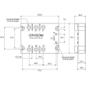 Crydom Relay Cover Transparent Polycarbonate for Solid-State Relays KS300