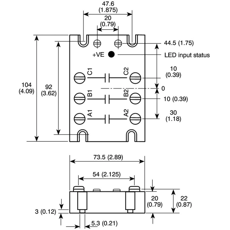 Crydom Relay Cover Transparent Polycarbonate for Solid-State Relays KS300