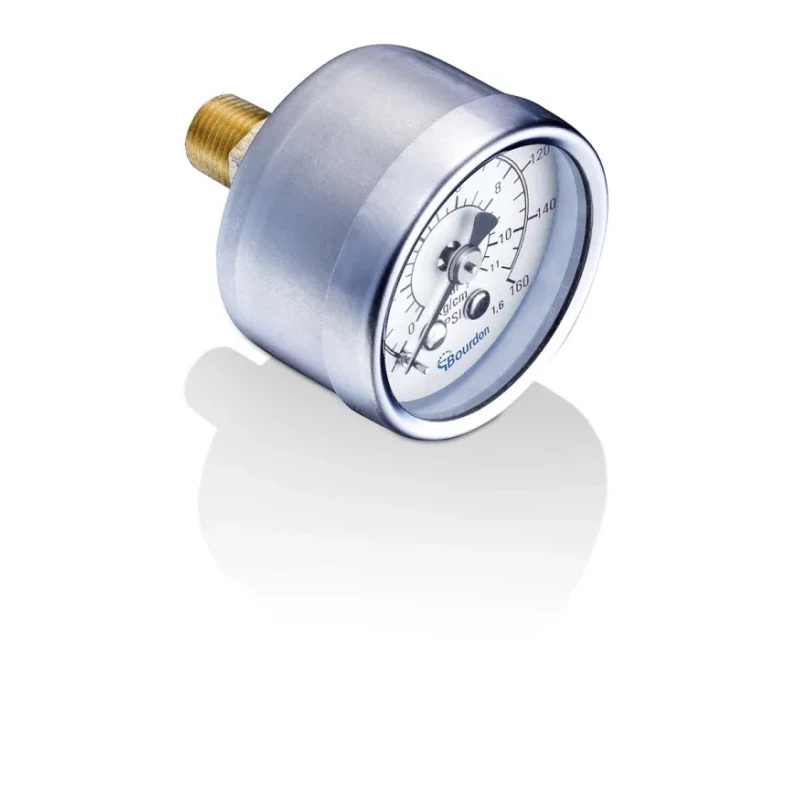 Bourdon 40 mm 1/8 in NPT Stainless Steel Case Pressure Gauge 4 bar MTR1F40B19