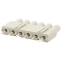 HARTING PCB Adapter HAN DD Series 6 Way, For Use With PCB Up to 2.4 mm Board 09160009908