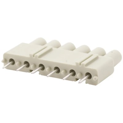 HARTING PCB Adapter HAN DD Series 6 Way, For Use With PCB Up to 2.4 mm Board 09160009908