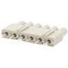 HARTING PCB Adapter HAN DD Series 6 Way, For Use With PCB Up to 2.4 mm Board 09160009908