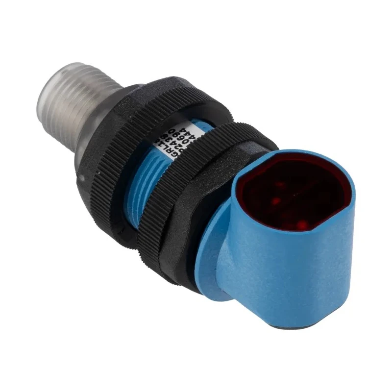 SICK Retroreflective Photoelectric Sensor, Barrel Style, 60 mm to 6 m Detection Range, PNP Output, Threaded GRL18S-P2438