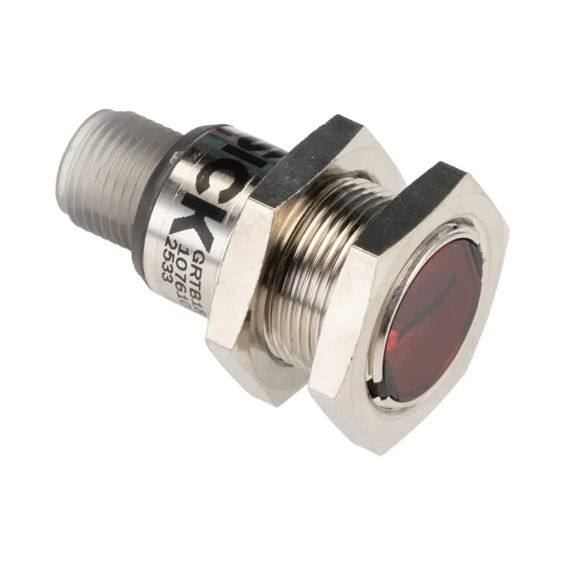 SICK Background Suppression Photoelectric Sensor, Barrel Style, 20 mm to 150 mm Detection Range, PNP Output GRTB18S-P2412