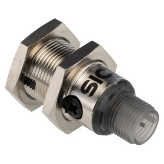 SICK Energetic Photoelectric Sensor, Barrel Sensor, 10 mm → 400 mm Detection Range, PNP Output, IP67 Metal GRTE18S-P2442