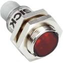 SICK Background Suppression Photoelectric Sensor, Barrel 20 mm to 150 mm Detection Range, NPN Output, IP67 GRTB18S-N2412