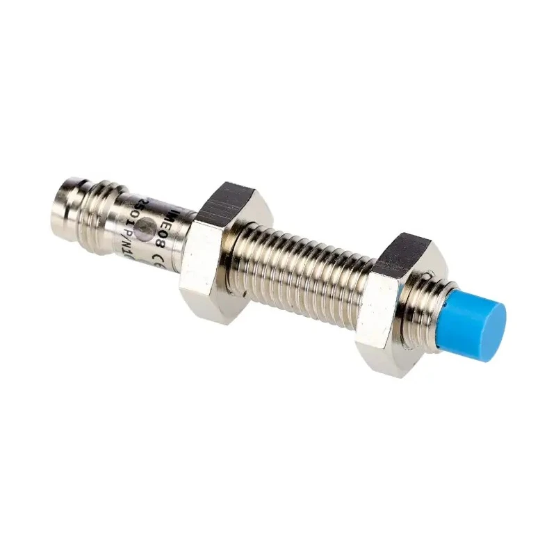 SICK Threaded Barrel Inductive Proximity Sensor M8 x 1 Nickel Plated Brass 30V 200mA PNP Output IME08-06NPOZT0S