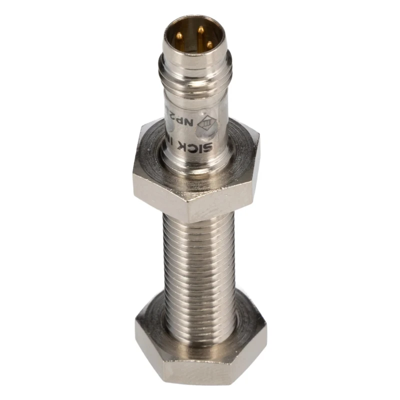 SICK Threaded Barrel Inductive Proximity Sensor M8 x 1, PNP Output, 30 V dc, 3 mm Detection, Nickel Plated IME08-03BPSZT0S