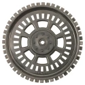 Parallax Inc Mobile Robot Encoder Wheel and Tyre for ActivityBot 66mm Diameter 1/8in 228 NBR O-ring Tyre 28114