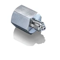 Bourdon Stainless Steel Adapter G 1/2 to 1/2 NPT with Swiveling Nut ARIN230N