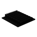 SPREADFAST Heatsink for 1/2 Brick DC/DC Converter Aluminium Black 9.3 mm x 61 mm x 57.9 mm HS-DC-1/2-HFL-9