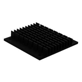 SPREADFAST Heatsink for 1/2 Brick DC/DC Converter Aluminium Black 9.3 mm x 61 mm x 57.9 mm HS-DC-1/2-HFL-9