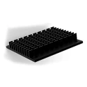 SPREADFAST Heatsink for 1/2 Brick DC/DC Converter Black Aluminium 9.3 mm x 61 mm x 57.9 mm HS-DC-1/2-HFC-9