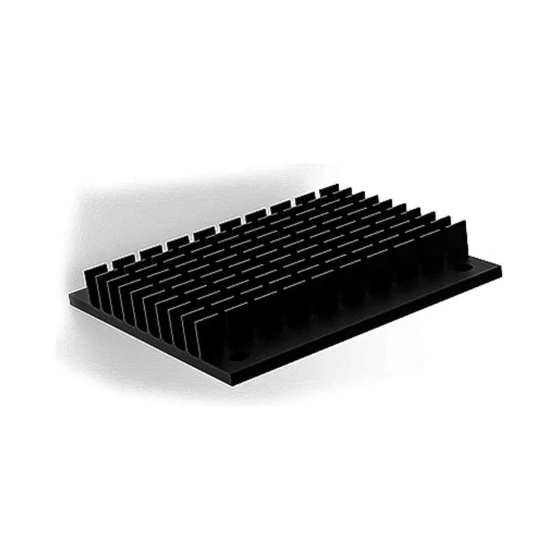 SPREADFAST Heatsink for 1/2 Brick DC/DC Converter Black Aluminium 9.3 mm x 61 mm x 57.9 mm HS-DC-1/2-HFC-9