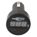 Ansmann Car Battery Tester for Lead Acid 12V and 24V with LED Indicator 1900-0019