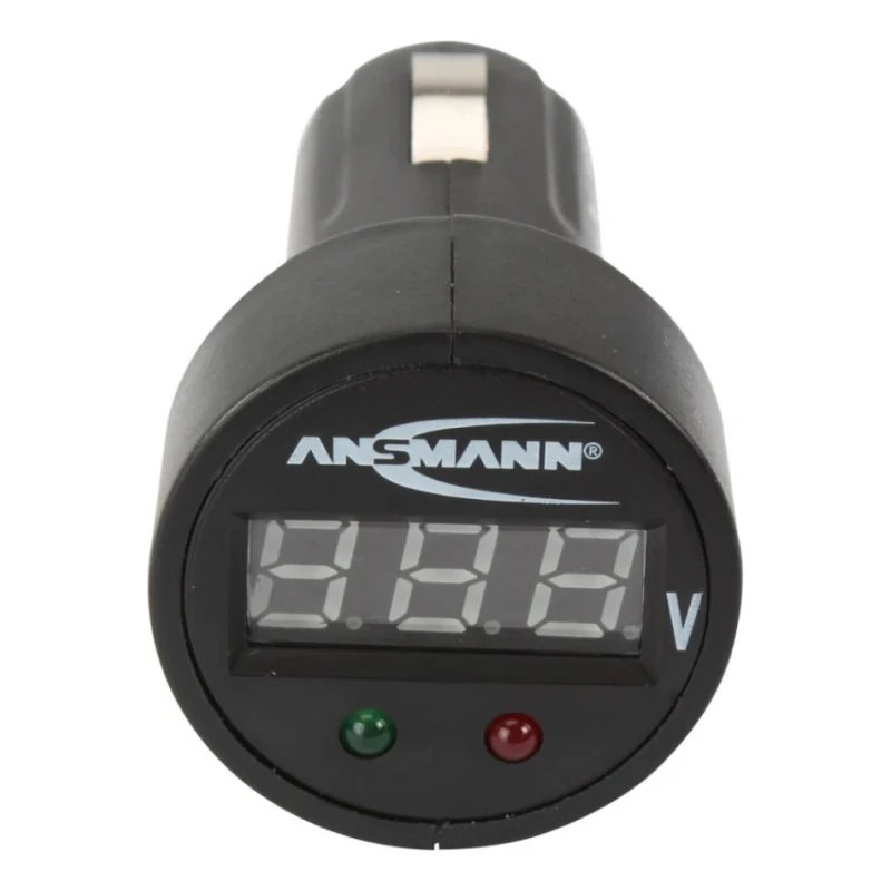 Ansmann Car Battery Tester for Lead Acid 12V and 24V with LED Indicator 1900-0019