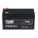 Fiamm 12 V Sealed Lead Acid Battery 1.2 Ah AGM Construction Faston F1 Termination FG20121
