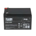 Fiamm 12 V Faston F2 Sealed Lead Acid Battery 12 Ah AGM Construction, 98mm x 100mm FG21202