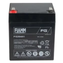 Fiamm 12 V Faston F1 Sealed Lead Acid Battery 4.5 Ah, AGM Construction, 70mm x 107mm FG20451