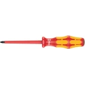 Wera Insulated Screwdriver T10 Tip 80 mm Blade, Bi-Material Handle, VDE/1000V Approved, 161mm Overall 05006170001