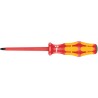 Wera Insulated Screwdriver T10 Tip 80 mm Blade, Bi-Material Handle, VDE/1000V Approved, 161mm Overall 05006170001