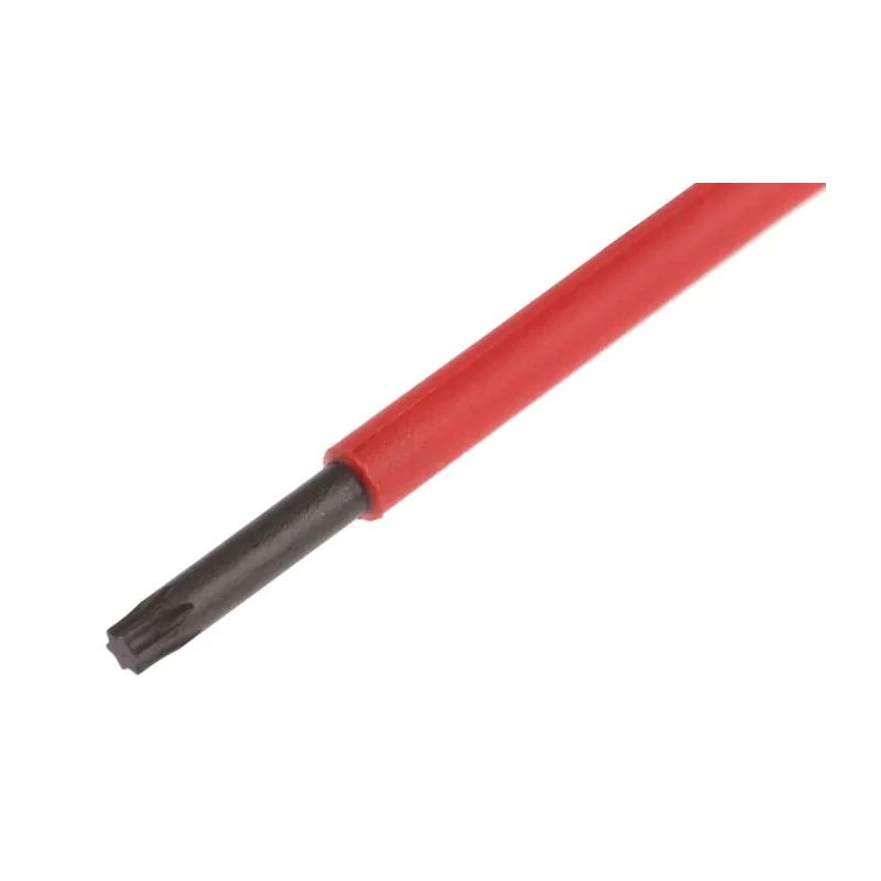 Wera Insulated Screwdriver T10 Tip 80 mm Blade, Bi-Material Handle, VDE/1000V Approved, 161mm Overall 05006170001