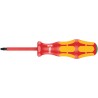 Wera Insulated Screwdriver T20 Tip 80mm Blade Bi-Material Handle IEC 900 VDE 1000V Approved 178mm Overall 05006174001