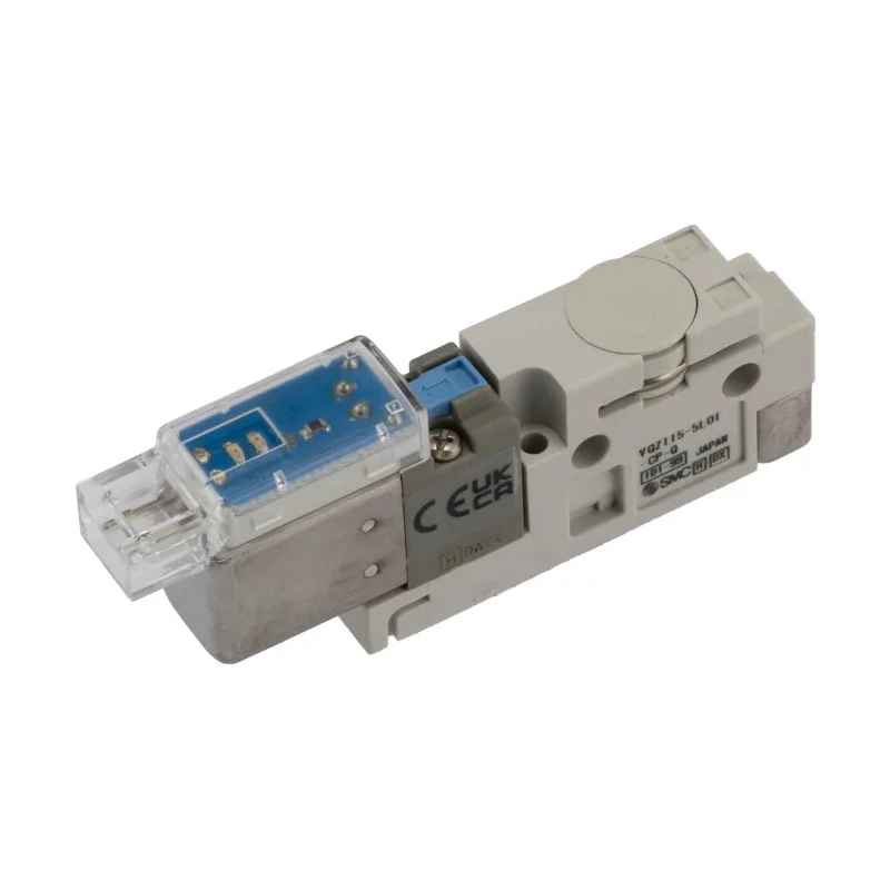 SMC 3 Port Normally Closed Solenoid Valve, Die Cast Aluminium Body, 24V DC, 10mm Orifice VQZ115-5LO1-CP-Q