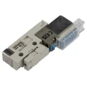 SMC 3 Port Normally Closed Solenoid Valve, Die Cast Aluminium Body, 24V DC, 10mm Orifice VQZ115-5LO1-CP-Q