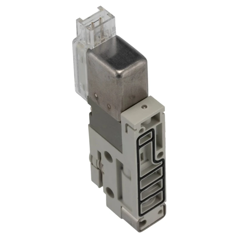 SMC 3 Port Normally Closed Solenoid Valve, Die Cast Aluminium Body, 24V DC, 10mm Orifice VQZ115-5LO1-CP-Q