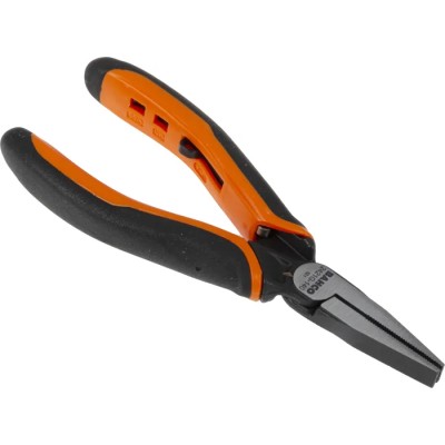 Bahco 5-Piece Flat Nose Plier Set Ergonomic Handle Steel Black Anti-Corrosion 140mm Overall 2421 G-140