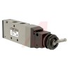 SMC Toggle Lever Pneumatic Manual Control Valve VFM200 Series, 1/4 in NPT, 4 Ports, 2 Positions, Operating NVFM250-N02-08