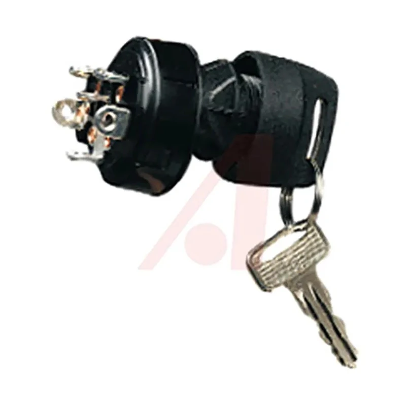 Honeywell Technologies Key Switch, 20A, 3-Way, Screw Terminal, Off-On Operation, Model 84828-07