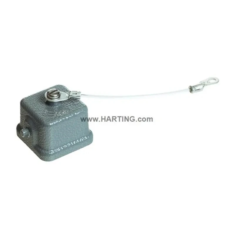 HARTING Protective Cover Han A Series 1 Way Metal Grey 10B Size Top Cable Entry 09200035426