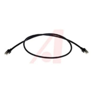 HARTING RJ Industrial IP20 Standard Patch Cable Cat5e Ethernet Cable 0.5m Black RJ45 Male to RJ45 Male 09459711121