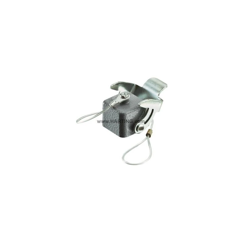 HARTING Protective Cover Han A Series 3 Way Metal Grey 10B Size for Use With Hood 09200035422