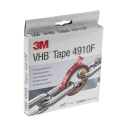 3M Acrylic Foam Double Sided VHB Clear Foam Tape 19mm Width x Length x 1mm Thickness 4910F 3M 4910 19mm x 3m
