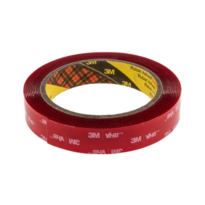 3M Acrylic Foam Double Sided VHB Clear Foam Tape 19mm Width x Length x 1mm Thickness 4910F 3M 4910 19mm x 3m