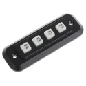 Storm 4 Key Polymer Keypad IP54 Black Housing 4x1 Layout IP54 