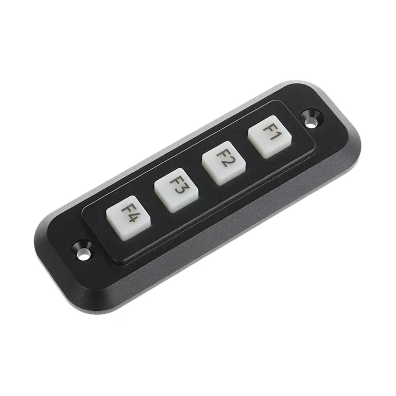 Storm 4 Key Polymer Keypad IP54 Black Housing 4x1 Layout IP54 
