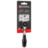 Facom 1/4 in Ratchet with Bi-Material Elastomer Handle Chrome Vanadium Steel Satin Chrome 120mm R.PE360PB