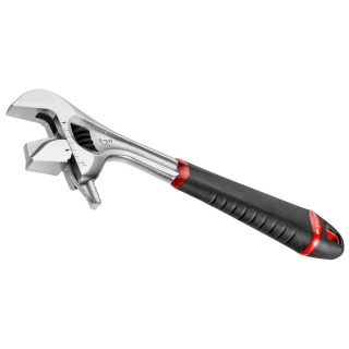 Facom Adjustable Spanner 33 mm Jaw Capacity, 201mm Overall Length, Chrome Vanadium Steel Metal Handle 101.8GR