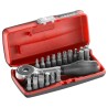 Facom Screwdriver Bit Set Square Hex Phillips Pozidriv Slotted Torx 22 Pieces R.PE360J22PB