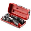 Facom Screwdriver Bit Set Square Hex Phillips Pozidriv Slotted Torx 22 Pieces R.PE360J22PB